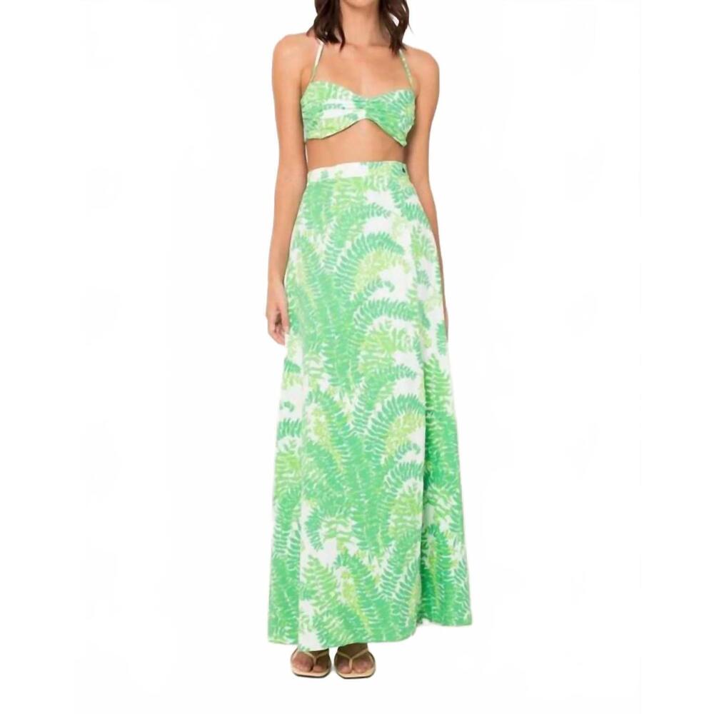 NEW S/W/F sweetheart halter crop top in planta